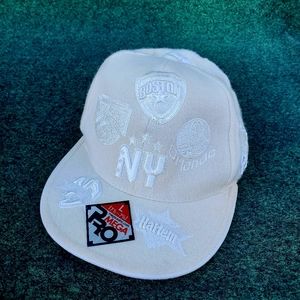 MEGAUSA Authentic Headwear Basketball Hat Cap 7-1/2 NBA Multi-Team Fitted Wool